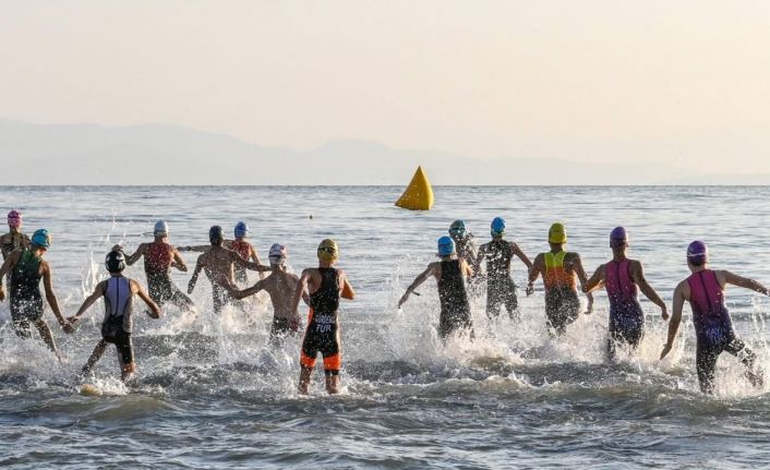 24. Eğirdir Triatlonu Türkiye Kupası Yarışları’nın ilk günü tamamlandı