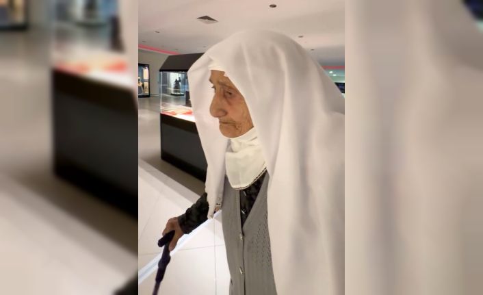 92 yaşındaki Erzurumlu Nine’de duygulandıran sözler