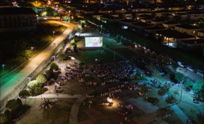 Açık havada sinema keyfi