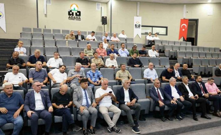 Adana Ticaret Odası Ağustos Ayı Meclis Toplantısı yapıldı