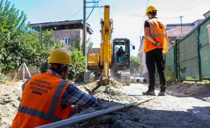 Adapazarı’nın iki mahallesine 3 bin metrelik yeni yağmursuyu hattı