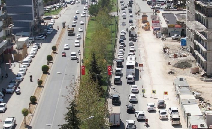 Adıyaman’da trafik çilesi