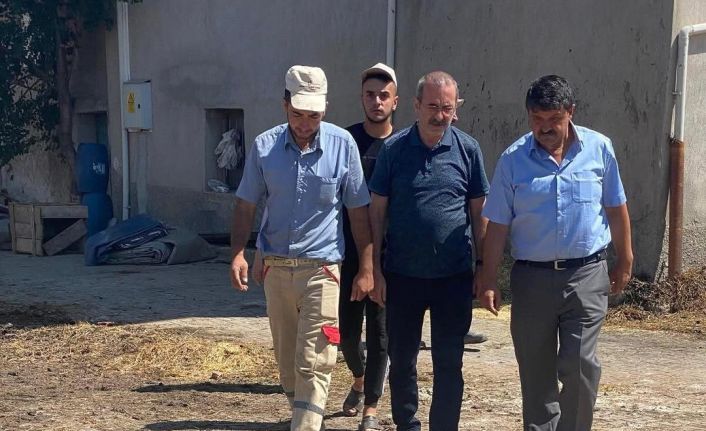 AK Parti’den Karacaören köyündeki yangın mağdurlarına ziyaret