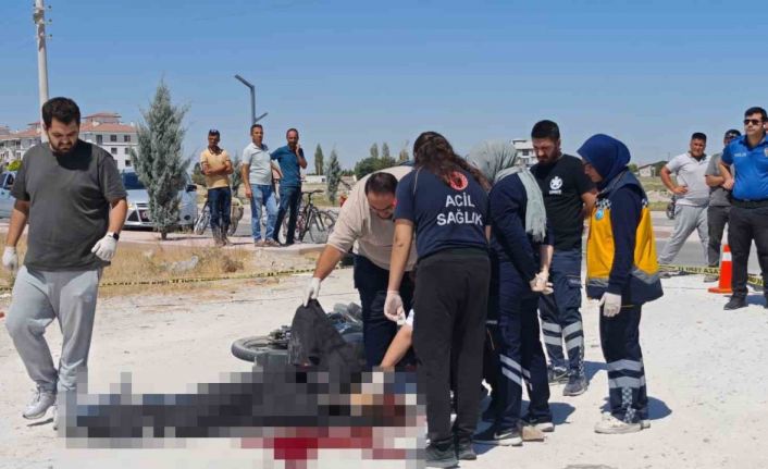 Aksaray’da tır ile motosiklet çarpıştı: 1 ölü