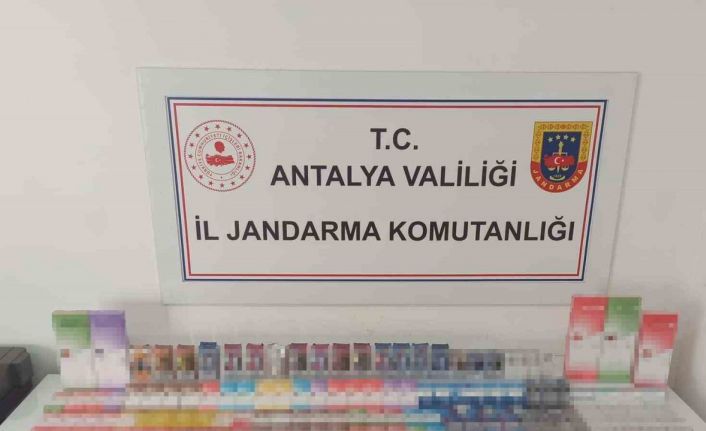 Alanya’da kaçak sigara operasyonu