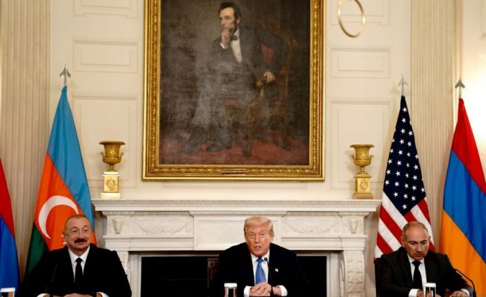 Aliyev, Trump ve Paşinyan arasında üçlü mutabakat zaptı imzalandı
