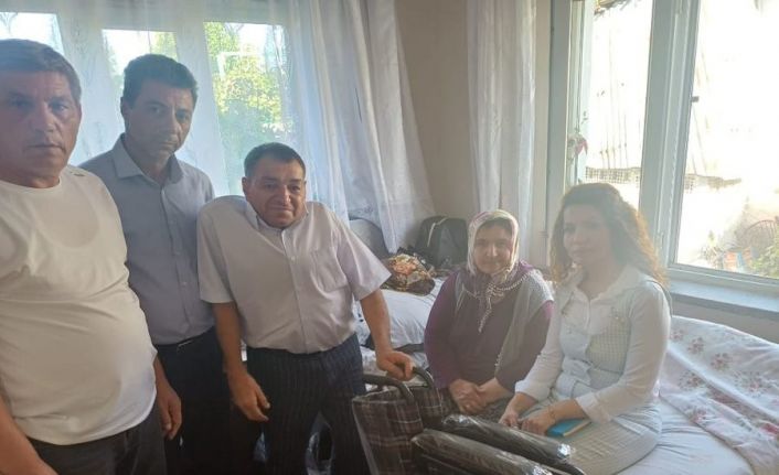 Alpu’da engelli vatandaşlara destek