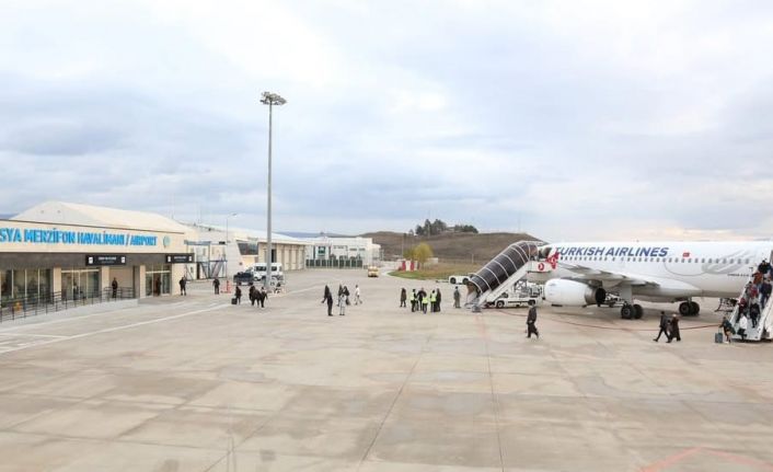 Amasya Merzifon Havalimanı Temmuz’da 12 bin 350 yolcuya hizmet verdi