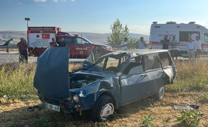 Amasya’da 2 otomobil çarpıştı: 5 yaralı