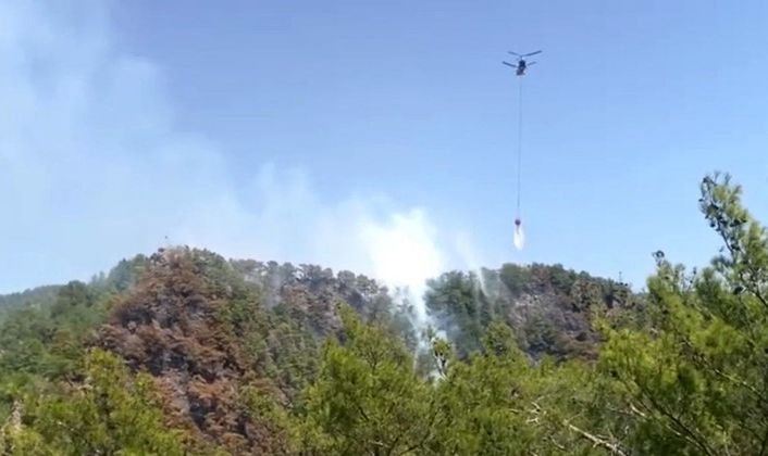 Anamur’daki orman yangını kontrol altına alındı