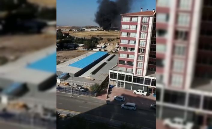 Ankara’da Hurdacılar Sitesi’nde yangın çıktı