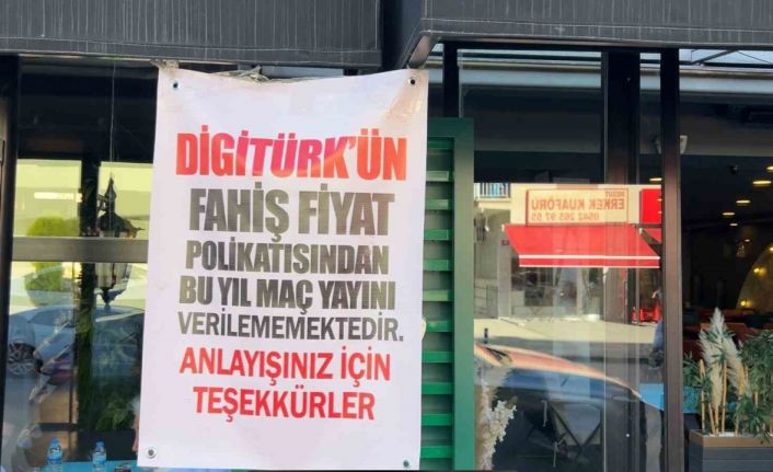 Ankara’daki kıraathane ve restoranlar Digitürk üyelik fiyatlarını protesto etti