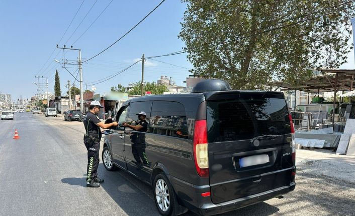 Antalya’da 1 haftada 68 bin araç denetlendi