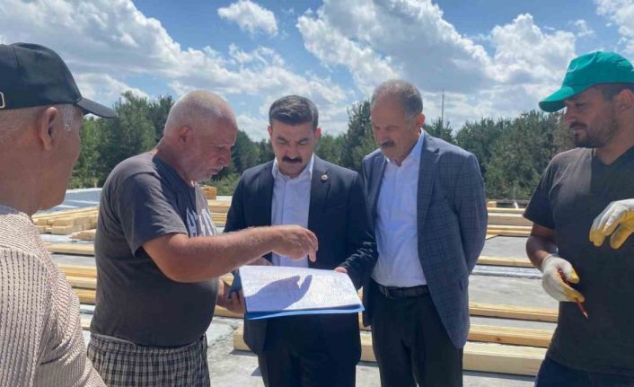 Arpaçay’da Kütük Evin yapımına başladı