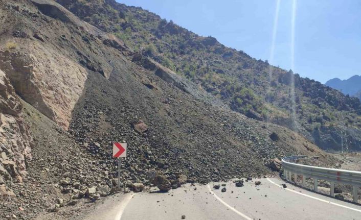 Artvin’in Yusufeli ilçesinde heyelan