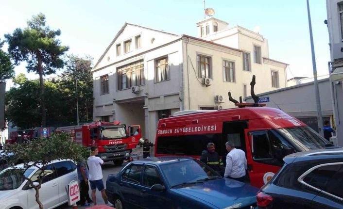 Astsubay gazinosunda yangın paniği