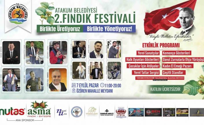 Atakum’da 2. Fındık Festivali