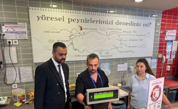 Aydın’da marketlerde tartı aletleri denetlendi