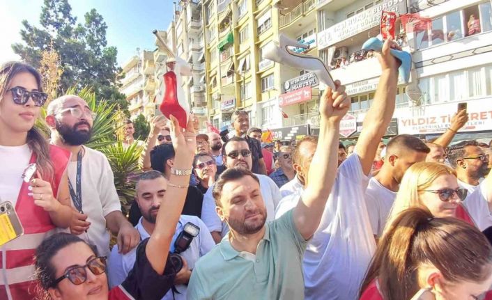 Aydın’da ’topuklu’ eylem