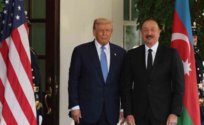 Azerbaycan Cumhurbaşkanı Aliyev, ABD Başkanı Trump ile görüştü