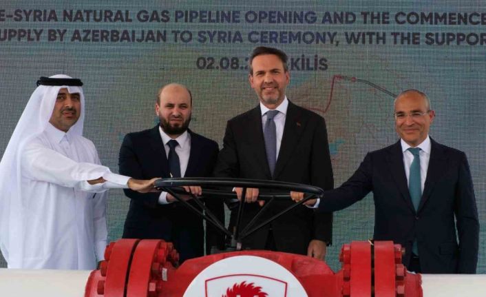 Azerbaycan gazının Türkiye üzerinden Suriye’ye ihracatı başladı