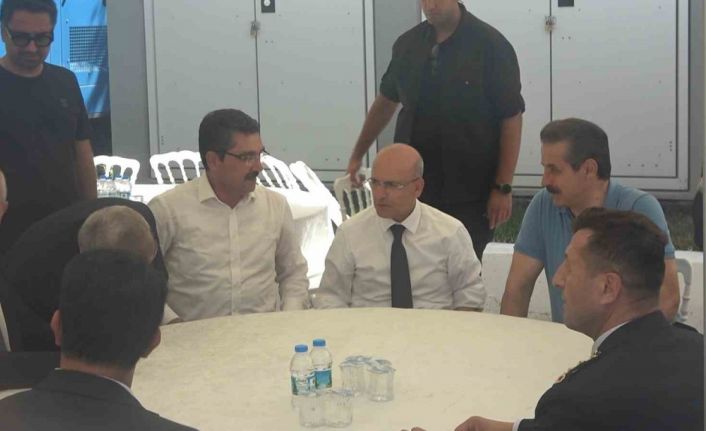 Bakan Şimşek, taziyeleri kabul etti