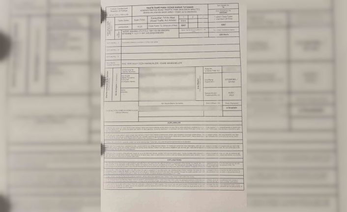 Bakan Uraloğlu’na radar cezası