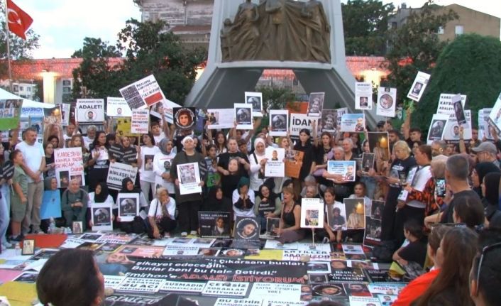 Bakırköy’de 20’den fazla aile "Adalet Nöbeti" için bir araya geldi