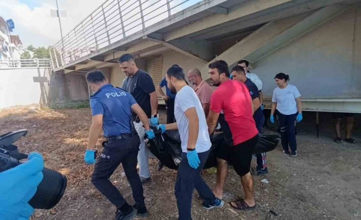 Balık avlamak için geldiği ırmakta ceset buldu