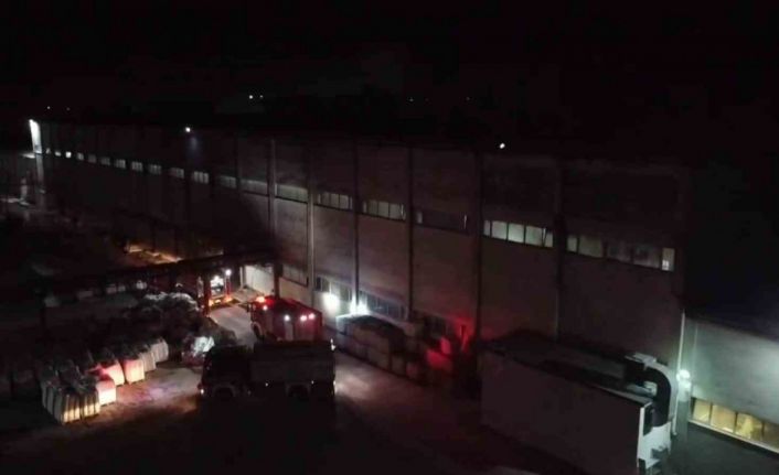 Balıkesir’de kağıt fabrikasında yangın