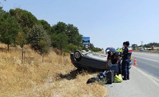 Balıkesir’de trafik kazası: 1 kişi yaralandı