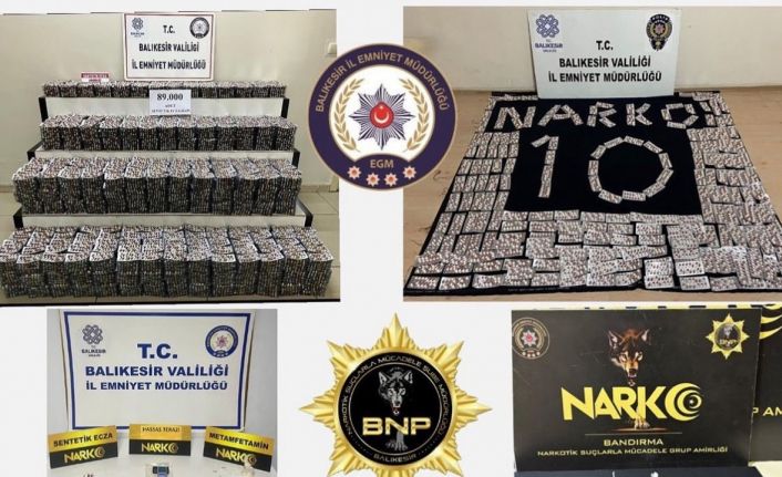 Balıkesir’de uyuşturucu operasyonu: 6 tutuklama