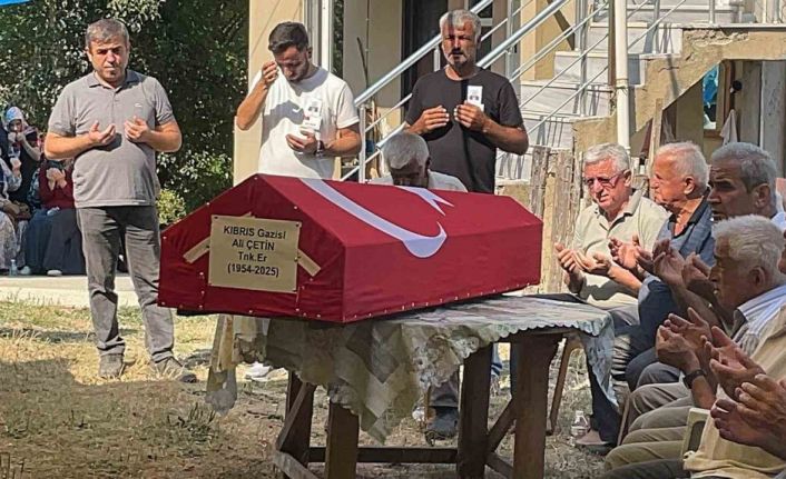 Bartın’da Kıbrıs Gazisi Ali Çetin son yolculuğuna uğurlandı