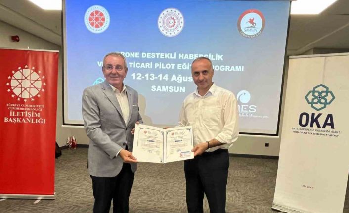 Basın mensuplarına ‘İHA-1 Ticari Dron Eğitimi’ tamamlandı