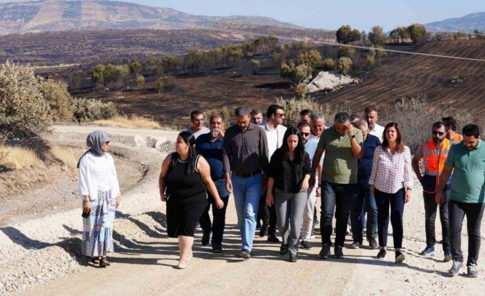 Başkan Bucak, Lice’deki yol çalışmasını yerinde inceledi