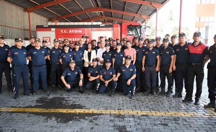 Başkan Çerçioğlu ateş savaşçıları ile bir araya geldi