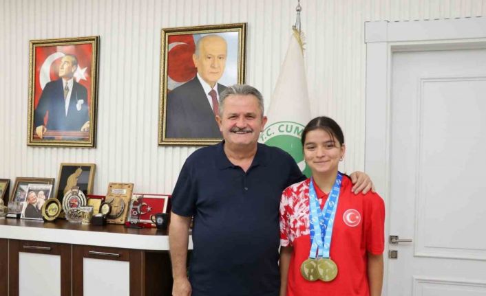 Başkan Koloğlu şampiyonunu ağırladı