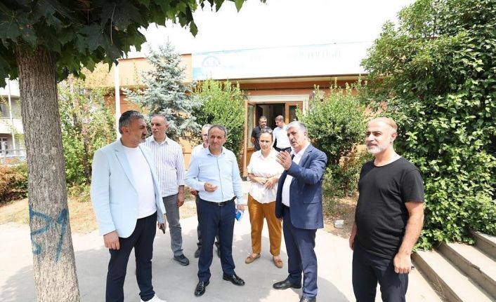 Başkan Ömeroğlu yeni kurulacak afet koordinasyon merkezini inceledi