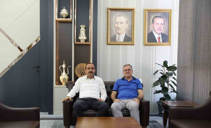 Başkan Özdoğan; İncesu Belediye Başkanı Mustafa İlmek’i makamında ağırladı
