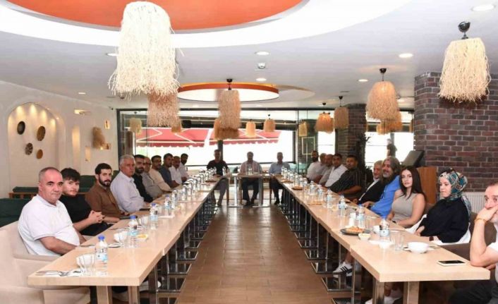 Başkan Taşkın basın mensupları ile bir araya geldi