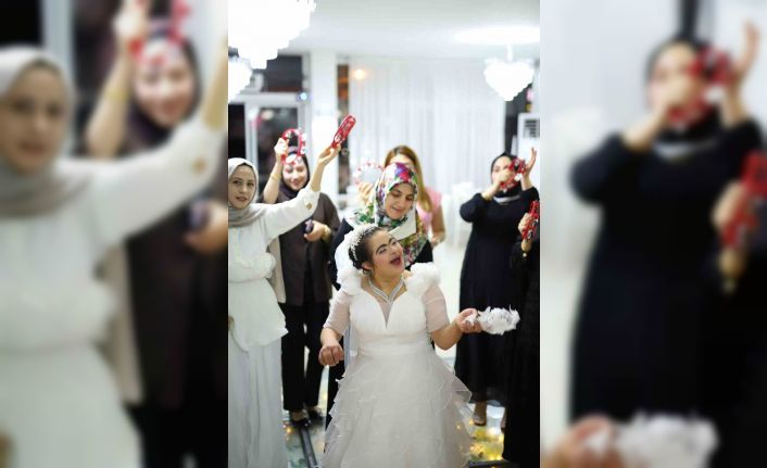 Batman’da down sendromlu Şeyman’ın gelin olma hayali gerçekleştirildi