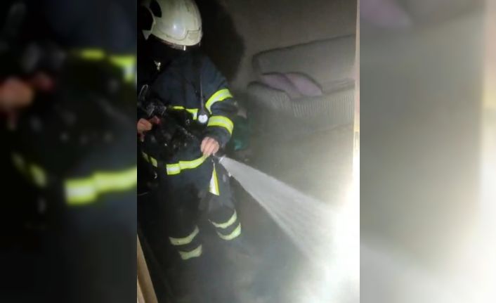 Batman’da evde çıkan yangında 1 kişi dumandan etkilendi