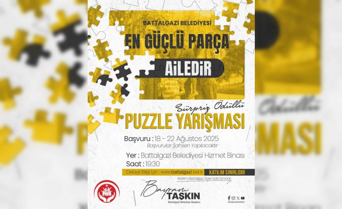 Battalgazi Aile Yılı’nda puzzle ile bir araya geliyor