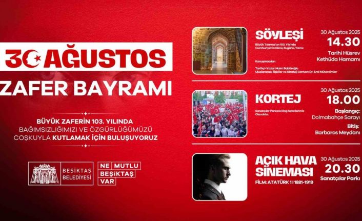 Beşiktaş Belediyesi’nden 30 Ağustos Zafer Bayramı hazırlığı