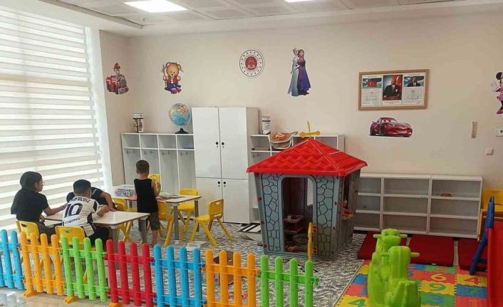 Beyşehir’de çocuklar adliye koridorları yerine oyun alanına