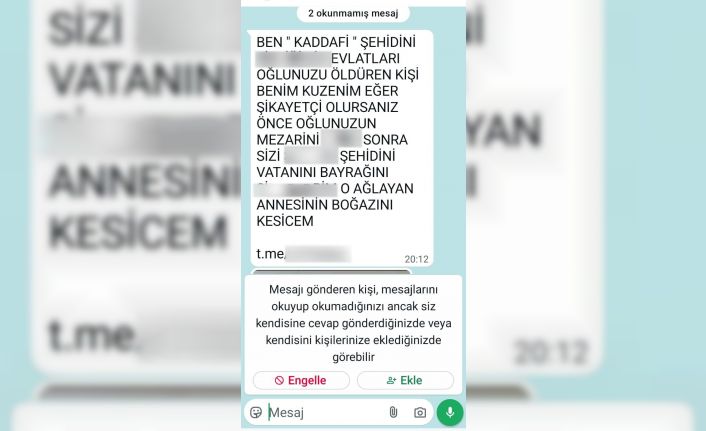Bıçaklanarak öldürülen Hakan Çakır’ın ailesine ölüm tehdidi içeren mesajlar