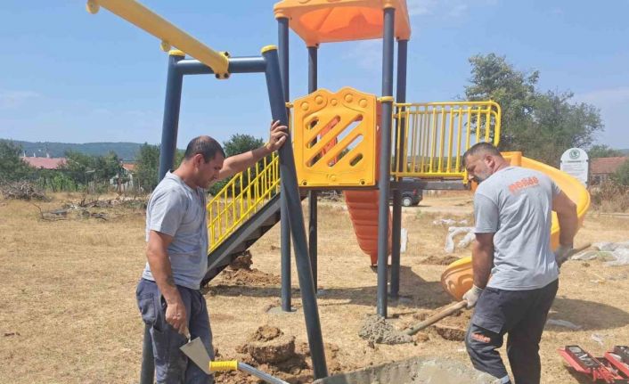 Bilecik’te çocuklar için 14 köye yeni oyun parkı
