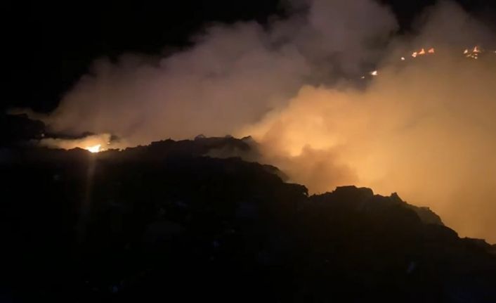 Bingöl’de çöplük alanda çıkan yangın söndürüldü