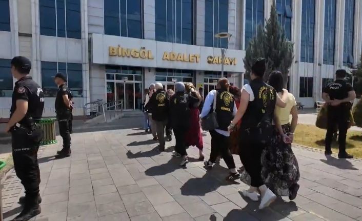 Bingöl’de hırsızlık operasyonu: 10 gözaltı