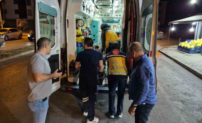 Bisikletinden düşen yaşlı adam yaralandı